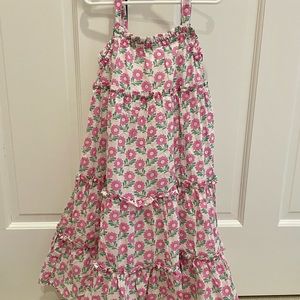 Mini Boden Floral Twirl Dress, size 7/8